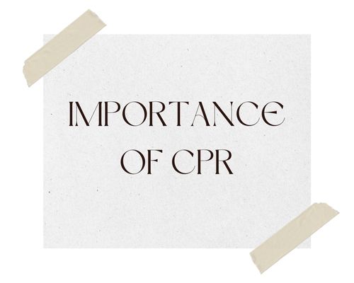 Importance of CPR for dental
