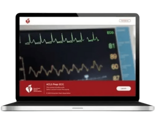 AHA HeartCode ACLS Online Course and Renewal