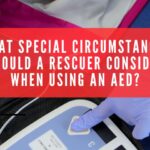What Special Circumstances Should a Rescuer Consider When Using an AED